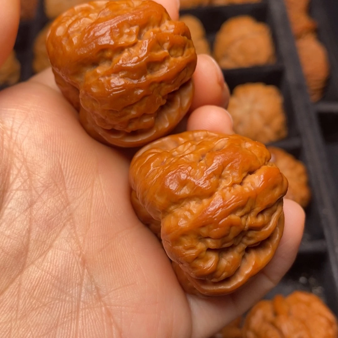 文玩核桃把件秦岭野生核桃