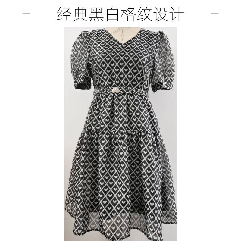 【丽姐甄选】lifestyle V领印花连衣裙 L3242049-9