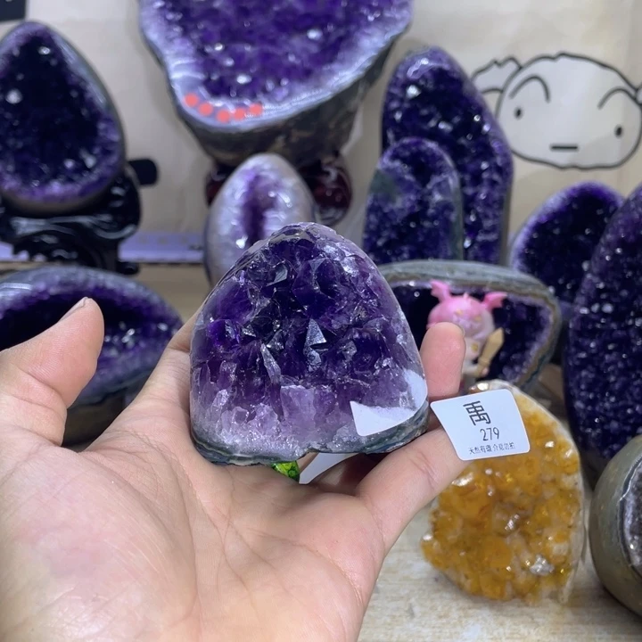 未镶嵌珠宝半成品紫晶