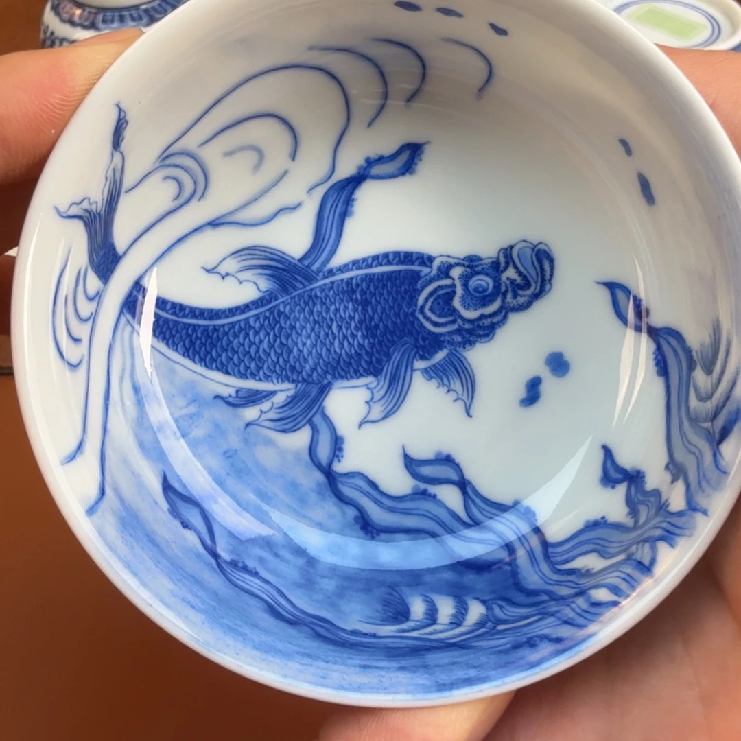 摆件景德镇瓷器手工手绘