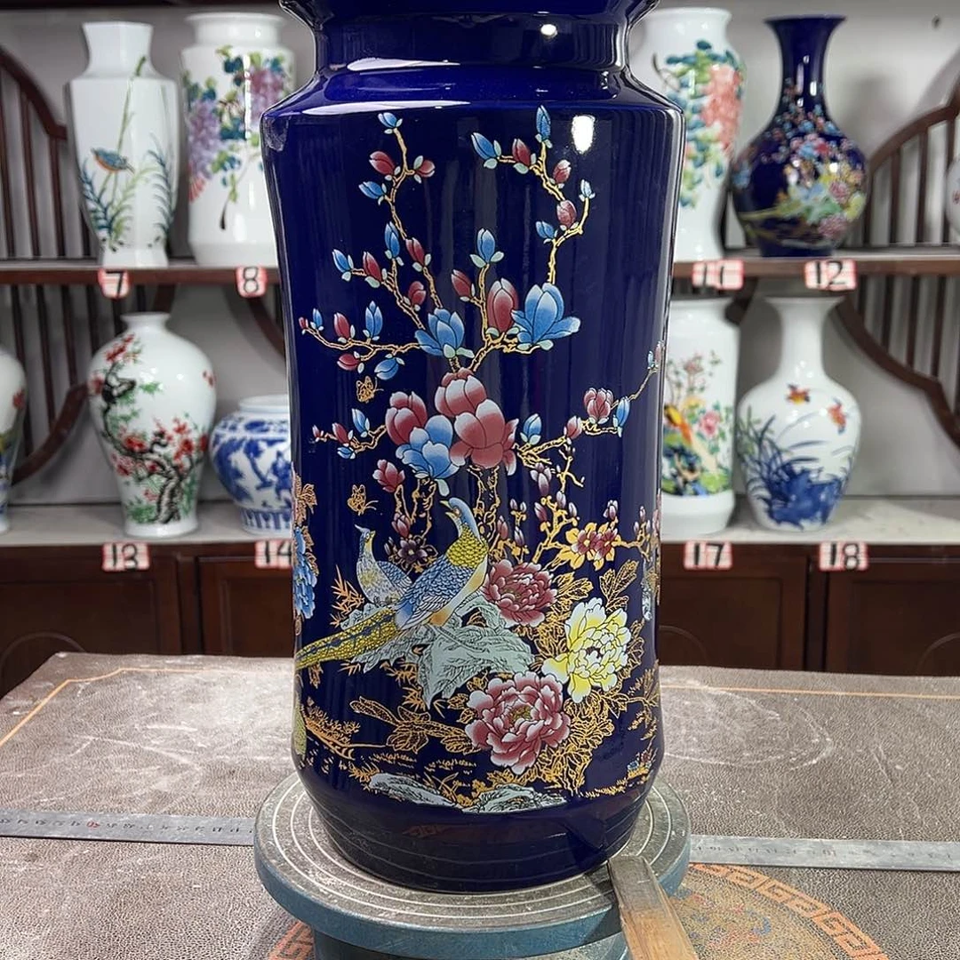 摆件陶景德镇陶瓷书景泰蓝