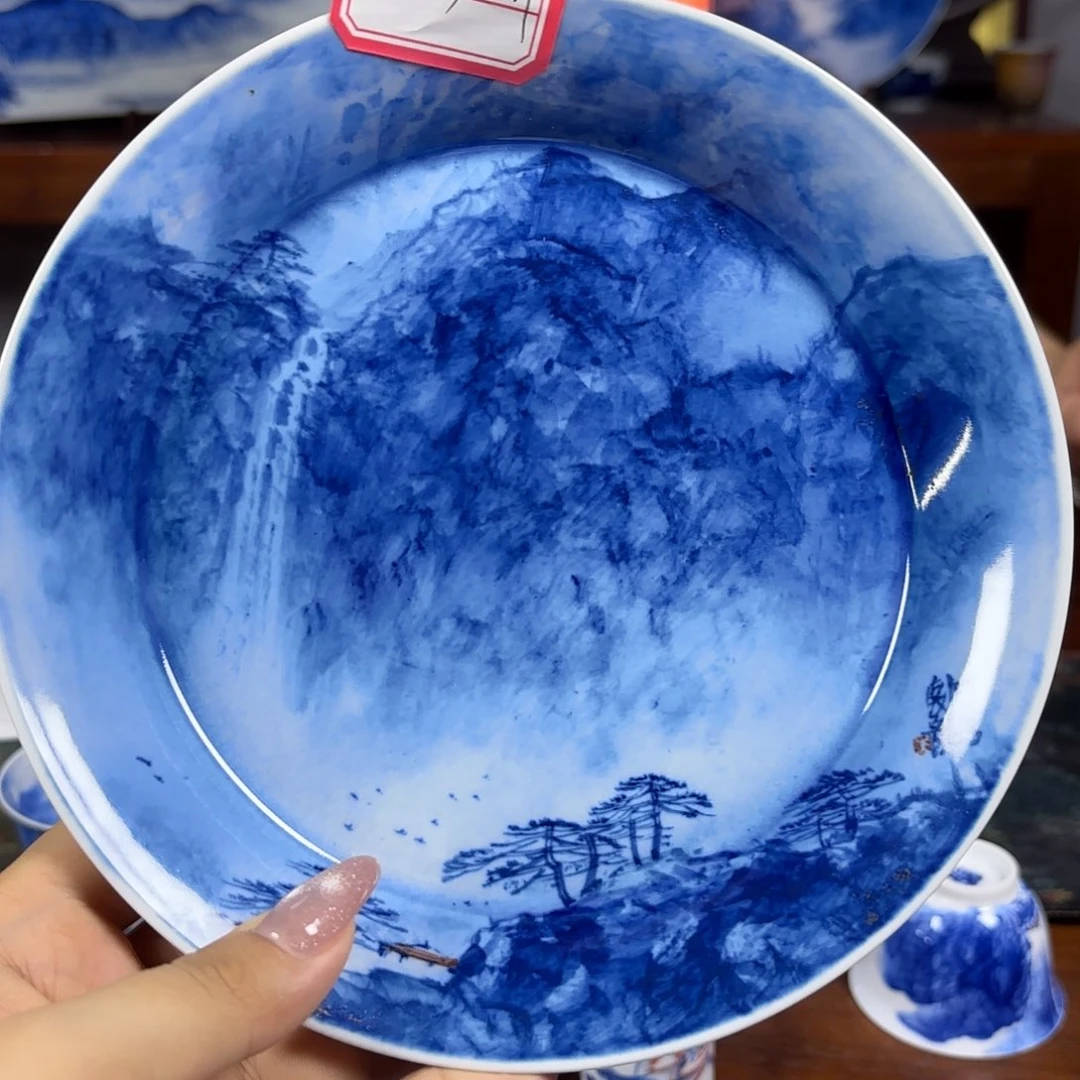 国一王老师手绘山水