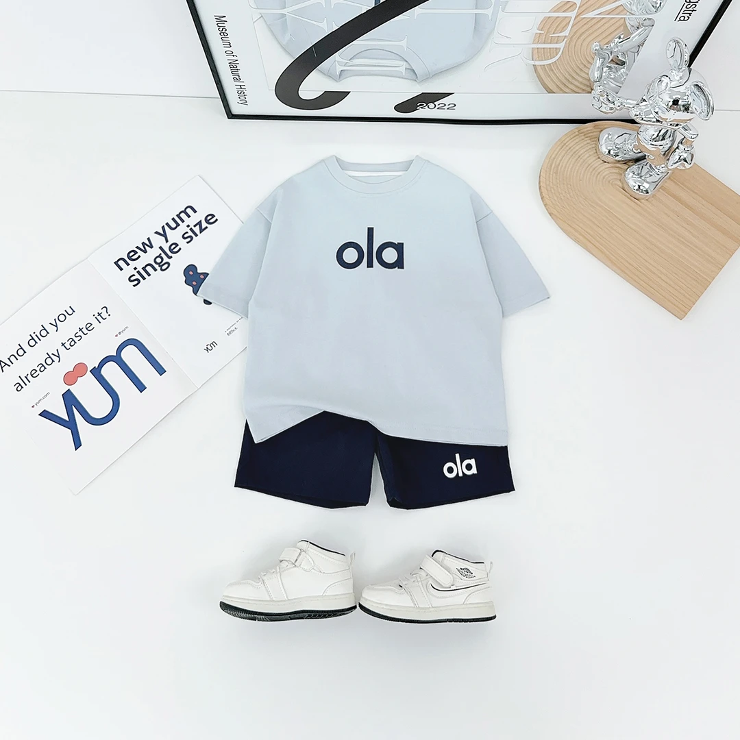 儿童夏装套装夏季2025新款男童短袖两件套 HZ25576 悠悠童话童装