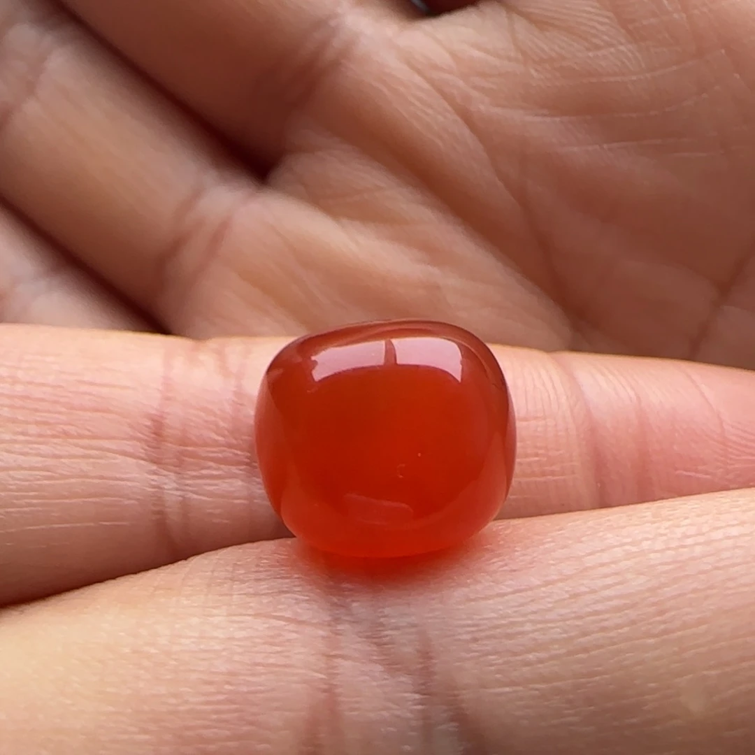 南红玛瑙老型12.1x10.6未镶嵌沙纹