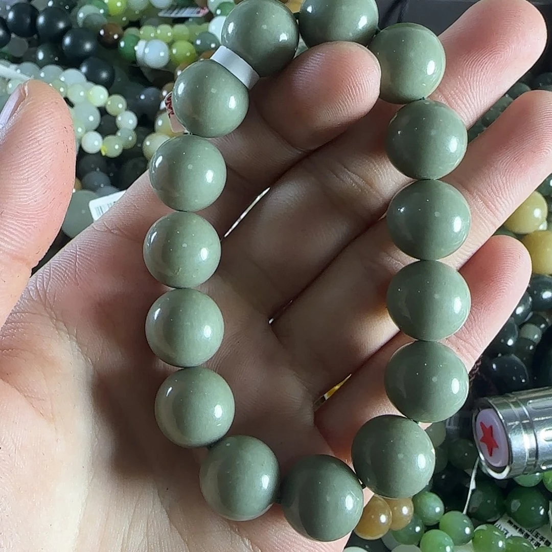 和田玉手链未镶嵌36