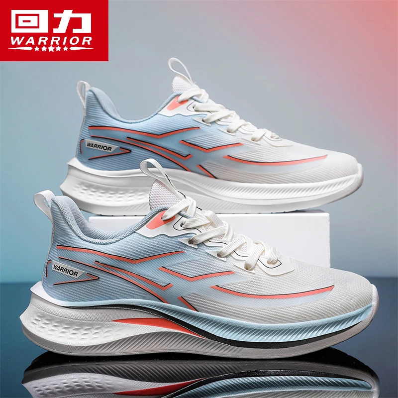 回力男鞋冬季透气2025新款运动网面跑步超轻软底减震飞织休闲潮鞋