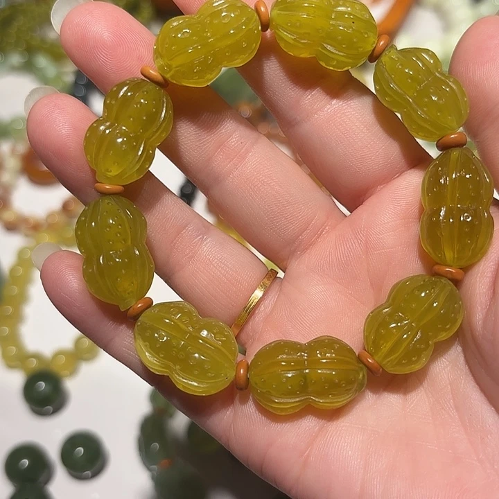 蛇纹石玉未镶嵌手串