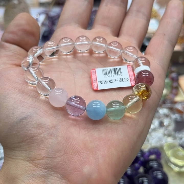 【闪购商品】水晶手链未镶嵌多宝