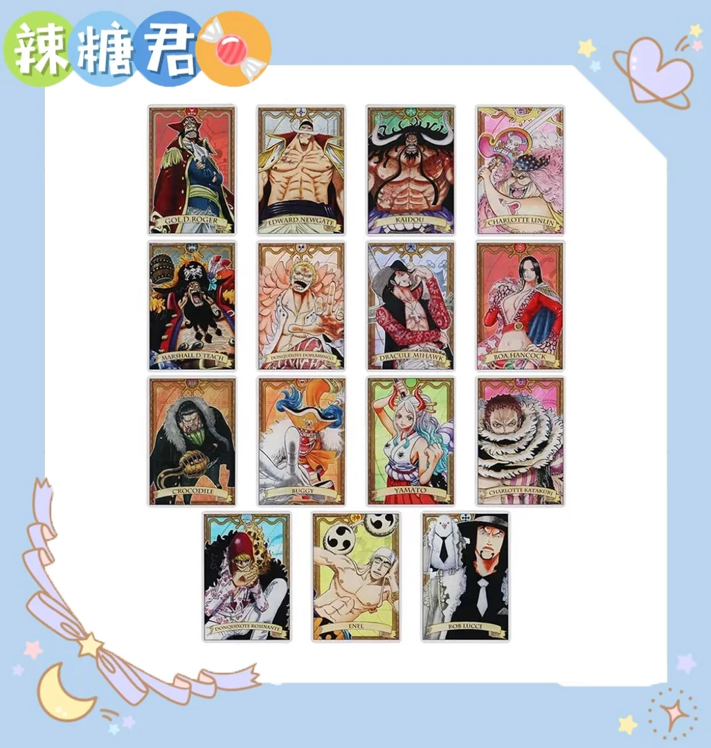 【海贼王】ONEPIECE 亚克力数据卡第二弹