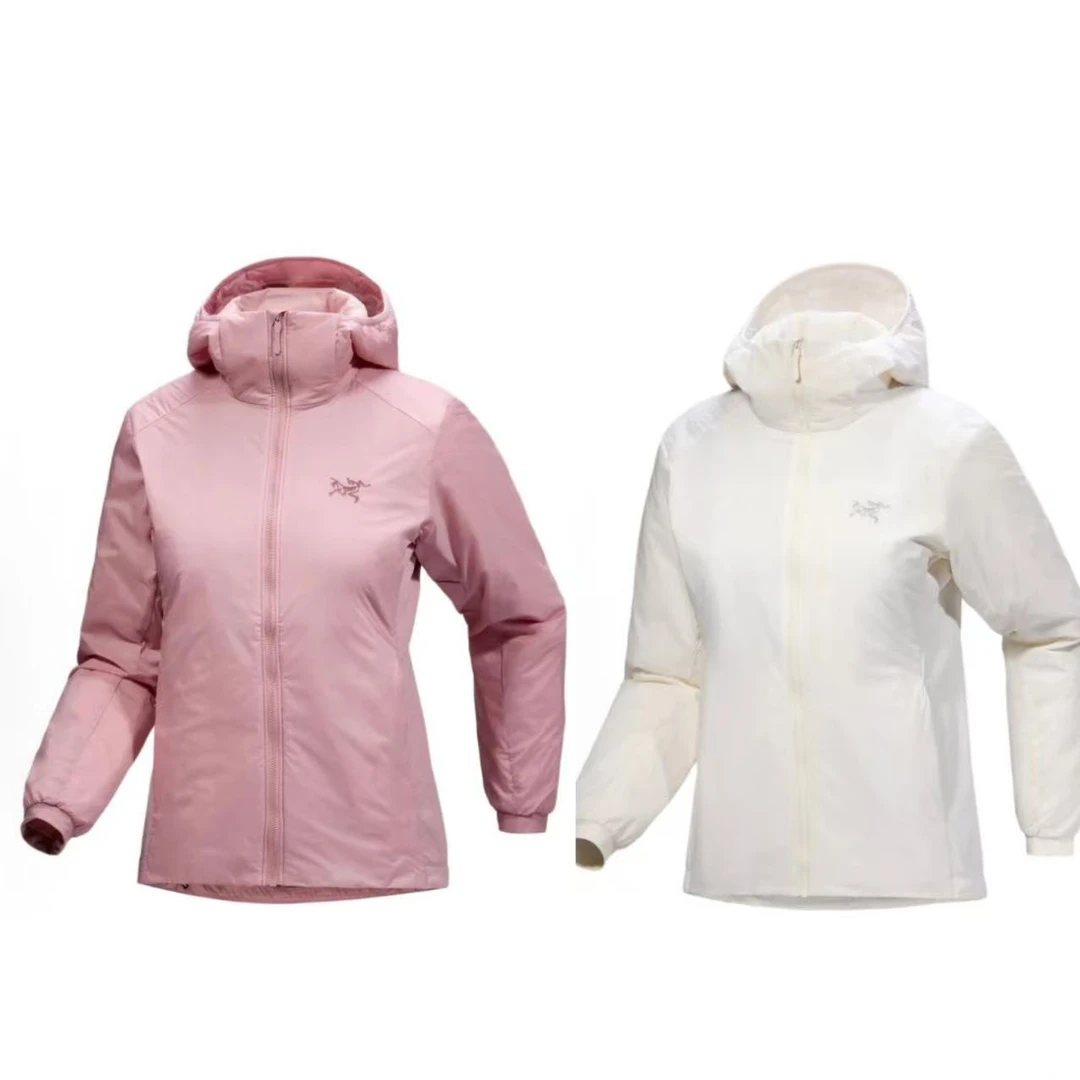 ARC'TERYX/始祖鸟ATOM  Hoody 刺绣保暖防水连帽拉链长袖棉服女