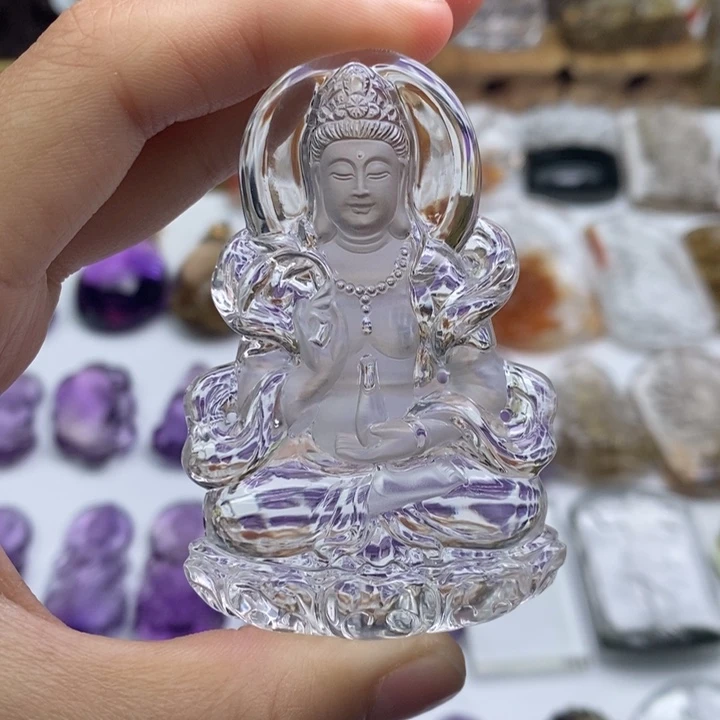 水晶颈饰未镶嵌定制