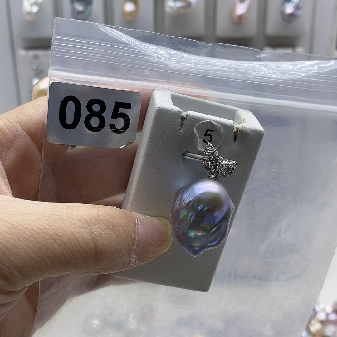 颈饰合金淡水珍珠