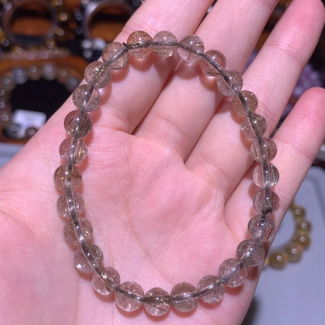 水晶手链未镶嵌魔鬼银发7m