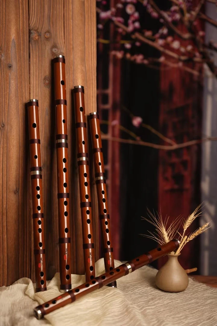 （风行款）老苦竹不锈钢笛头短笛竹笛高端款