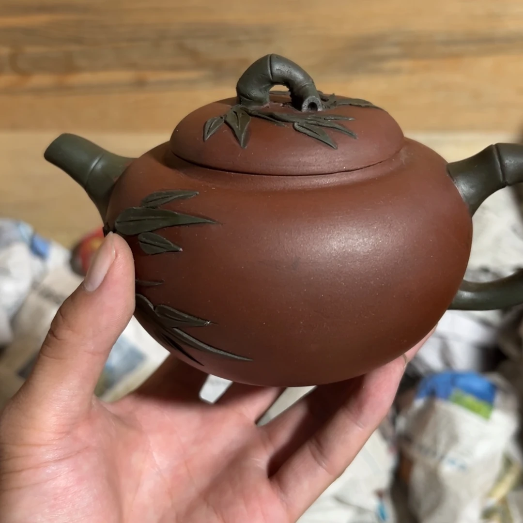 茶壶紫砂老厂紫砂壶一件！
