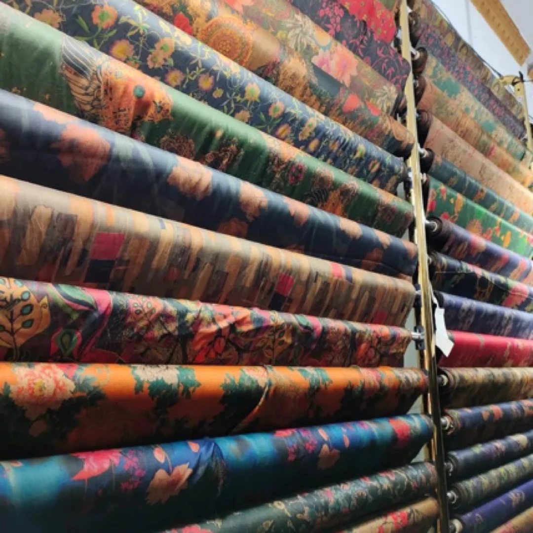 「非遗美学」2号 直播间香云纱布料高档服装面料清货