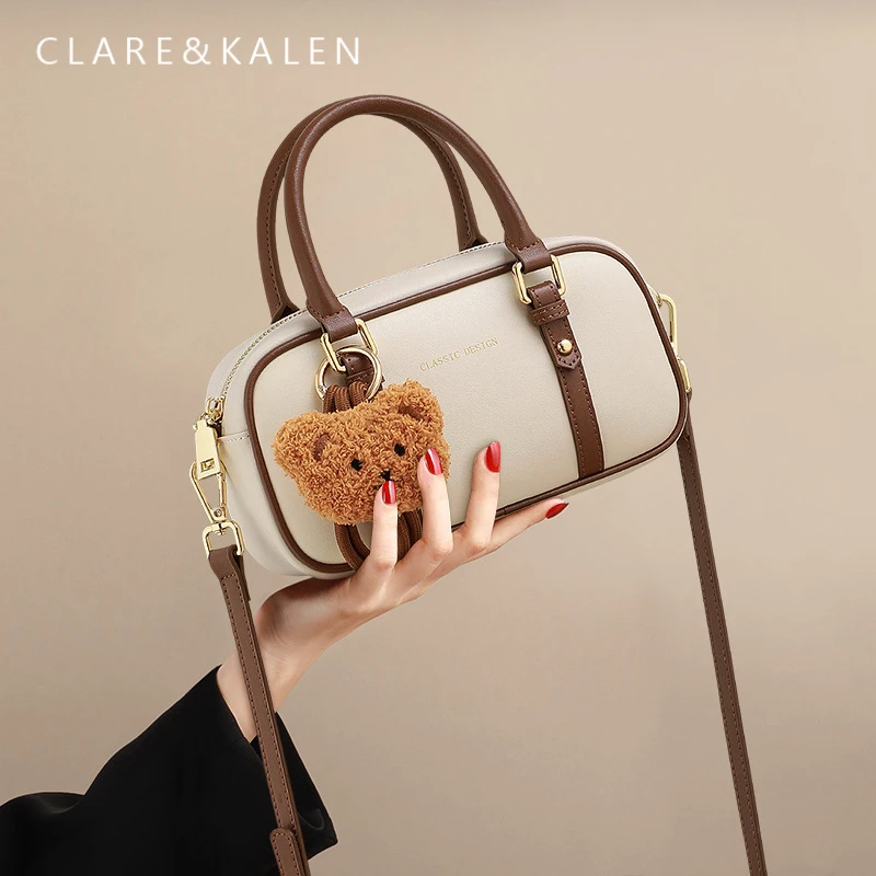 ClareKalen奢侈品包包女包多巴胺斜挎小包洋气波士顿枕头包送女友