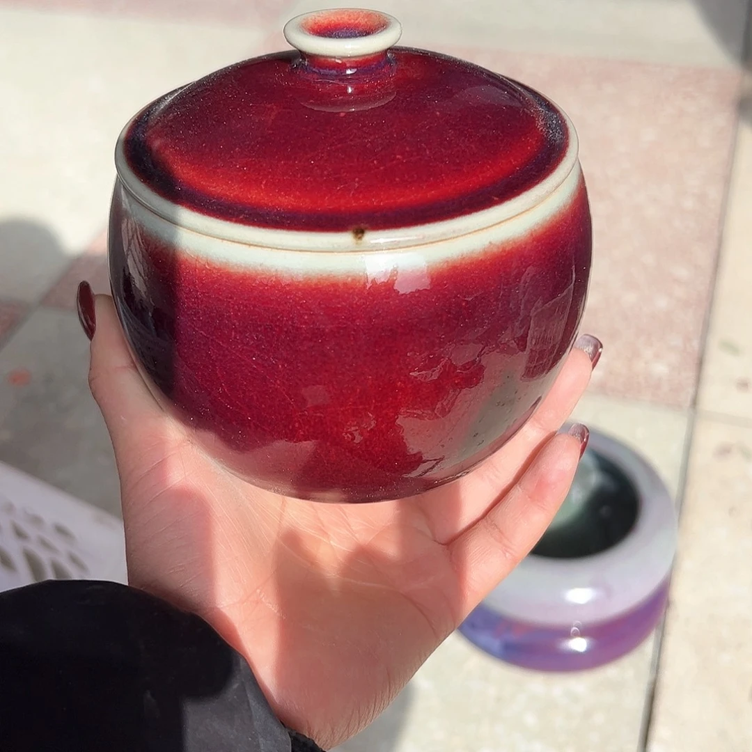 摆件郑家钧窑摆件微