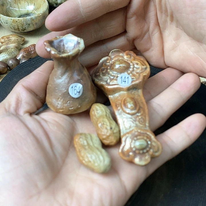 手工粗陶、柴烧茶器