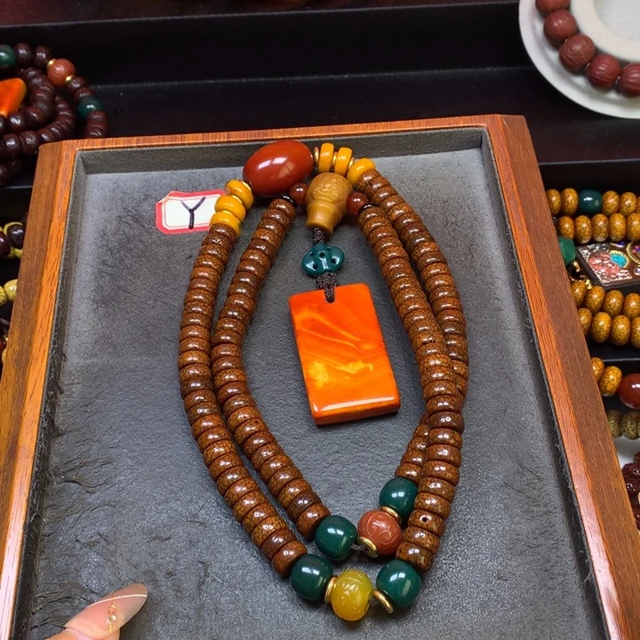 星月菩提吊坠菩提