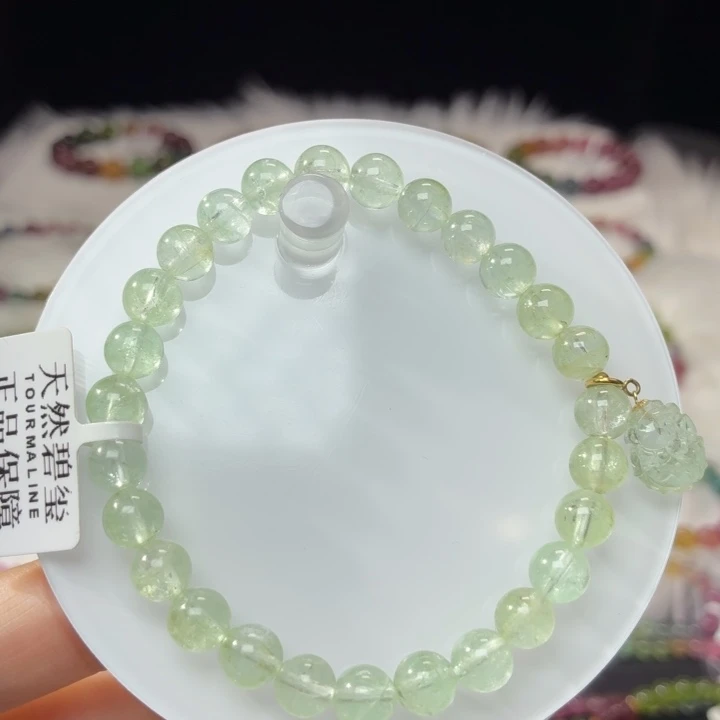 手链碧玺未镶嵌6.8mm±