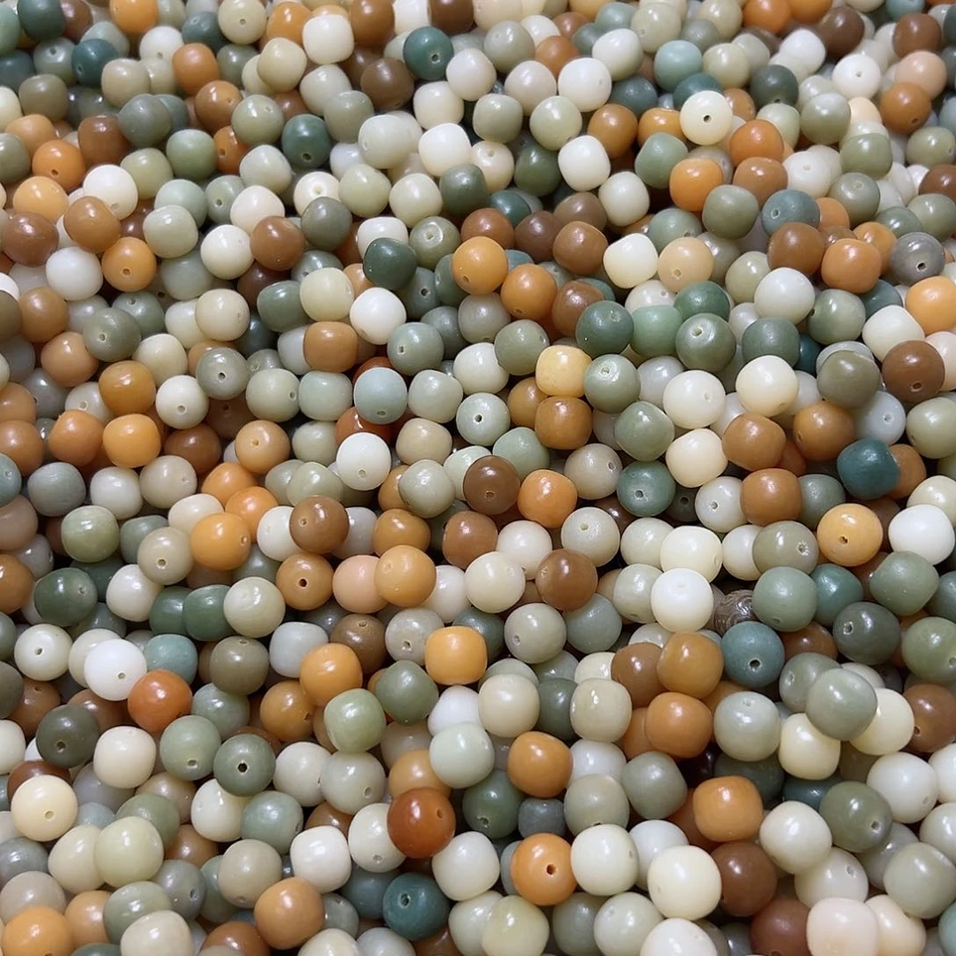 菩提根12mm牛油果多宝桶珠120颗