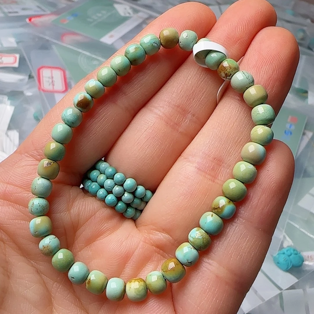 绿松石珠宝半成品未镶嵌