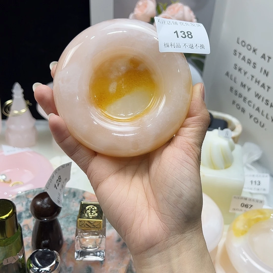 石材138粉玉小嘟嘟 福利不退换