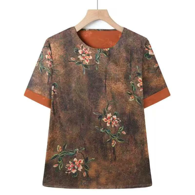 MB[丽姐.优选]国风老料专柜百搭T恤打底衫