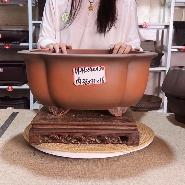 紫砂花盆紫砂花盆