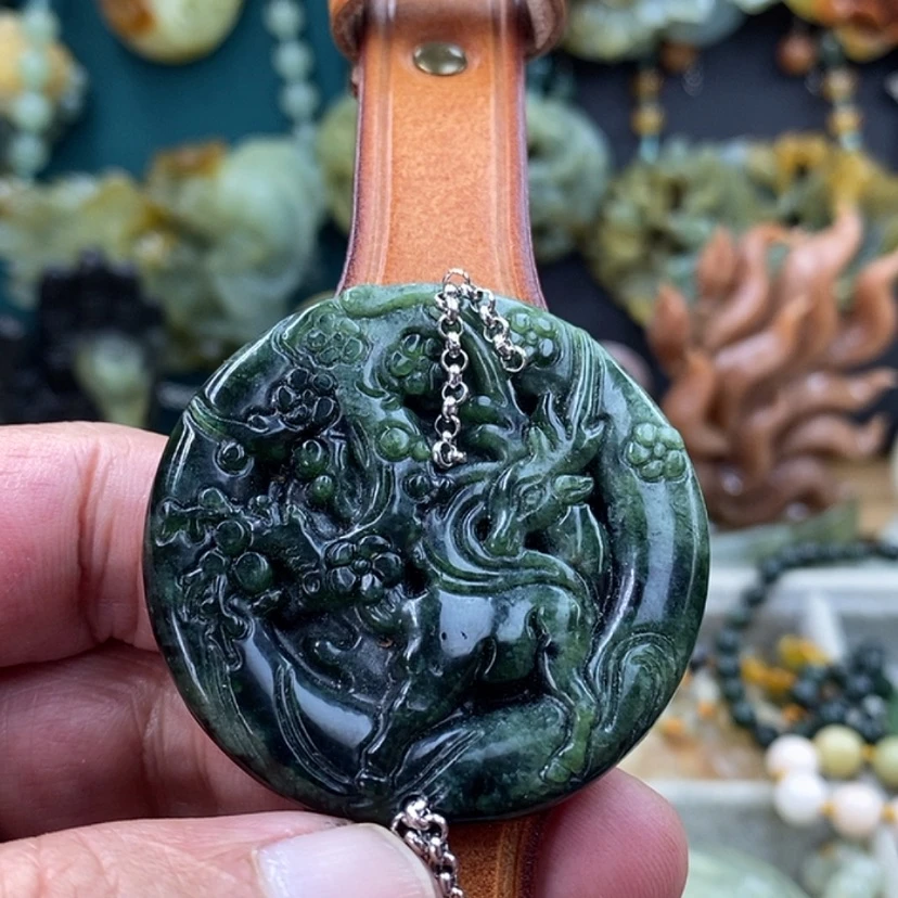 【闪购商品】未镶嵌岫玉手牌