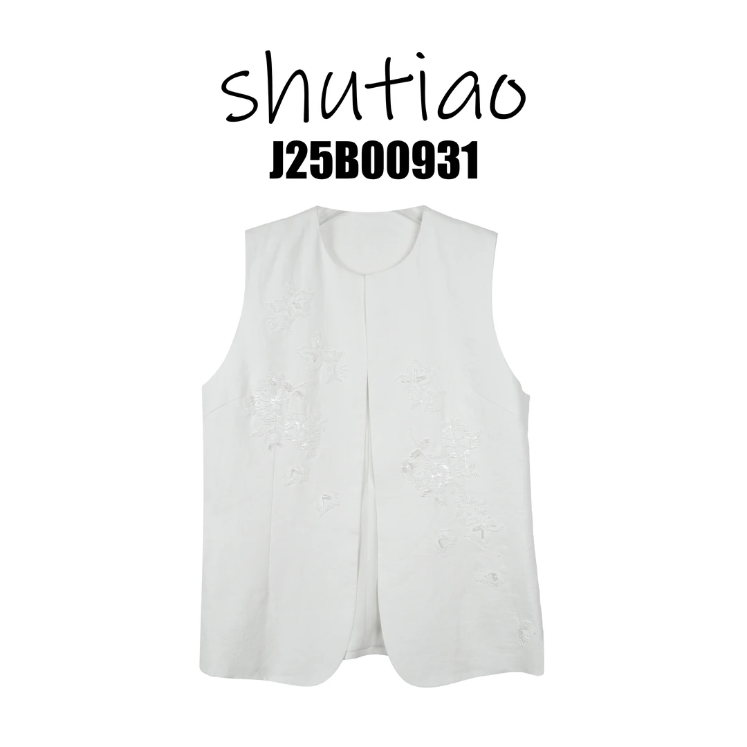 【SHUTIAO】2025夏季：新款小众设计款马甲J25B00931