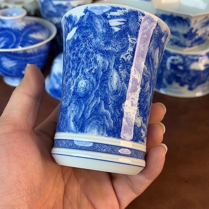 春***1瓷片景德镇全手工手绘陶瓷