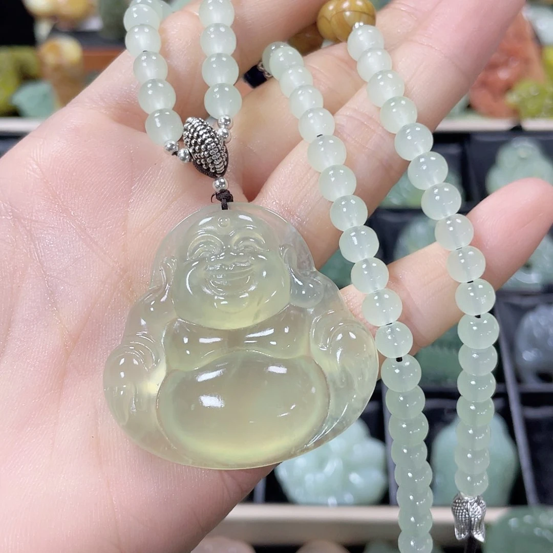 蛇纹石玉颈饰未镶嵌