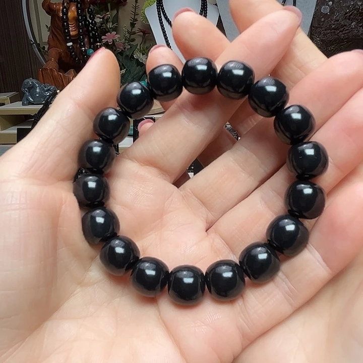 馨***具和田玉（墨玉）未镶嵌颈饰卡12老型高羊脂