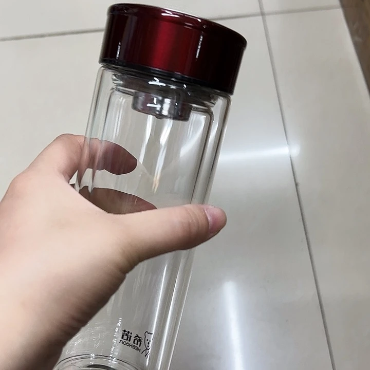 小熊双玻璃杯7076 300红