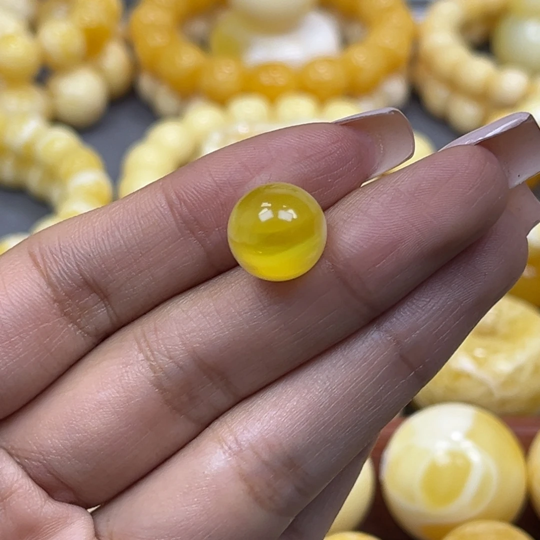 @***道琥珀未镶嵌手串……