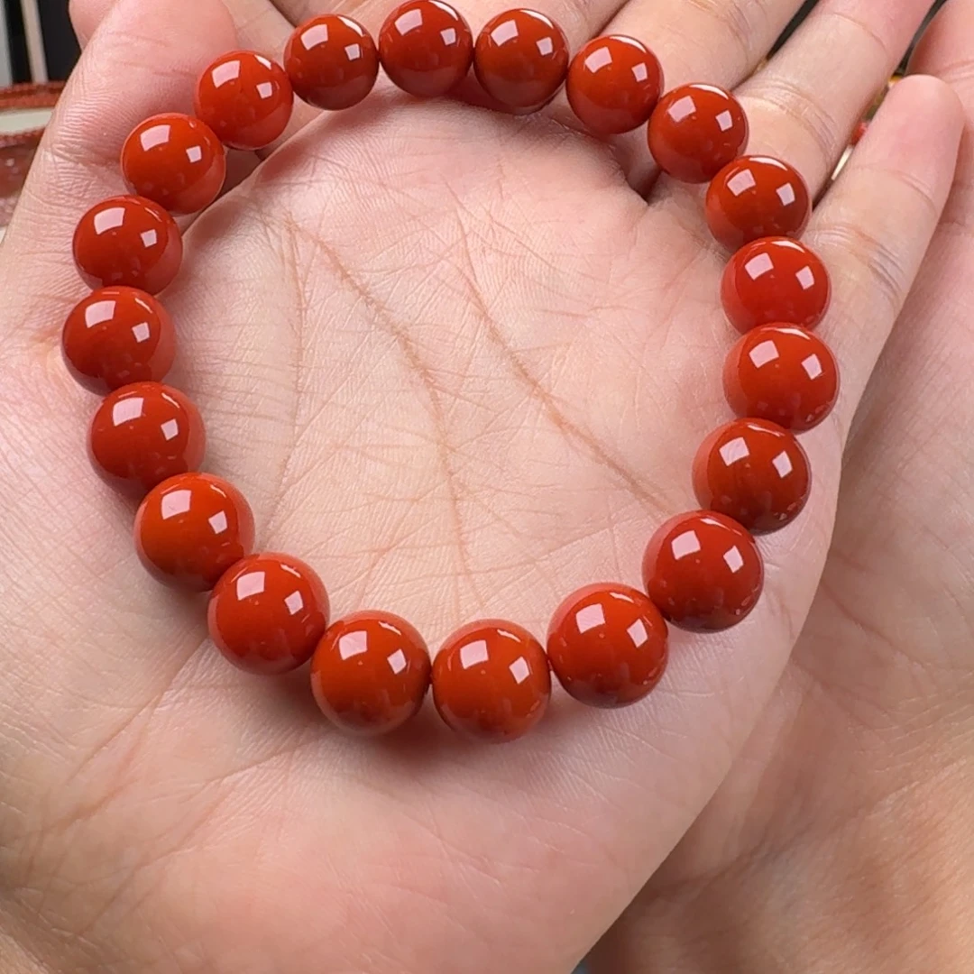 K***#南红玛瑙未镶嵌锦红单圈