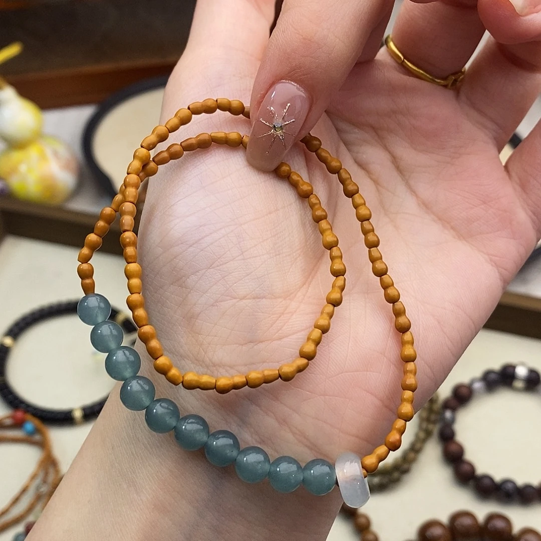 橄榄核吊坠未镶嵌葫芦跑环