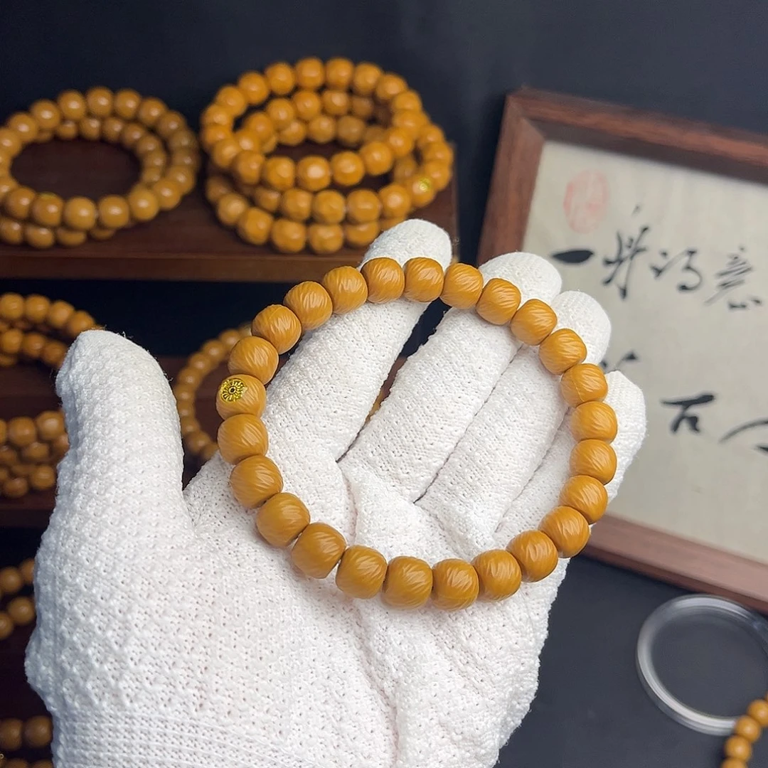 猴头核桃手串高品质毕业级机雕手修拉丝云锦全品