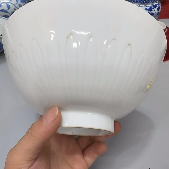 用***7摆件陶瓷纯手工大白碗