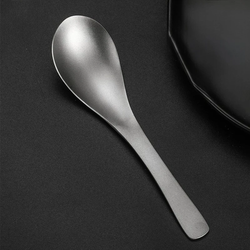 纯钛勺子家用汤勺