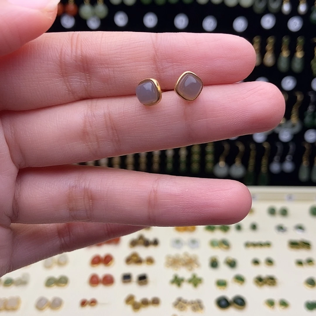 南红玛瑙银S925镀金镶嵌颈饰