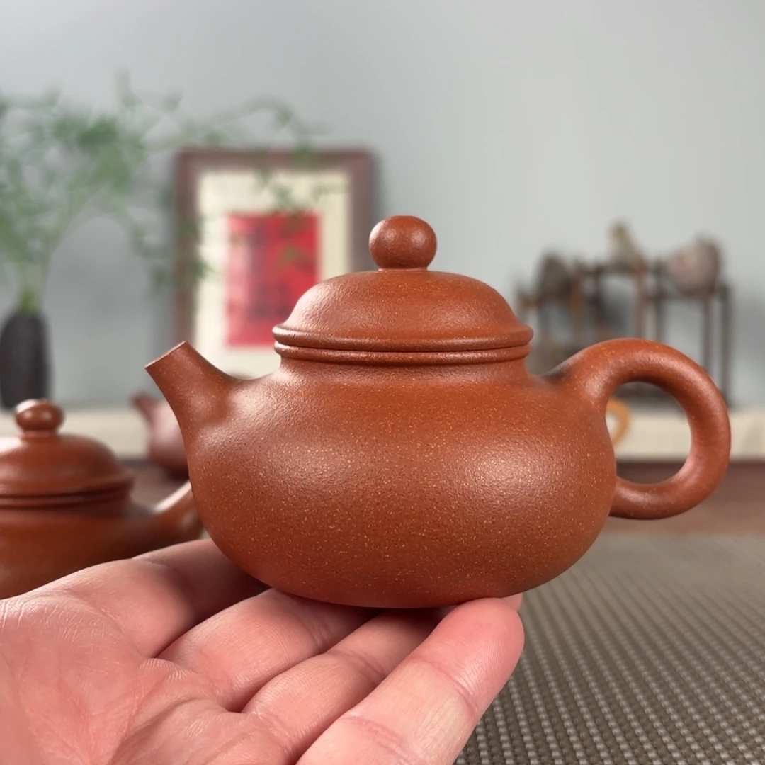 紫砂茶壶黄龙山原矿紫砂壶