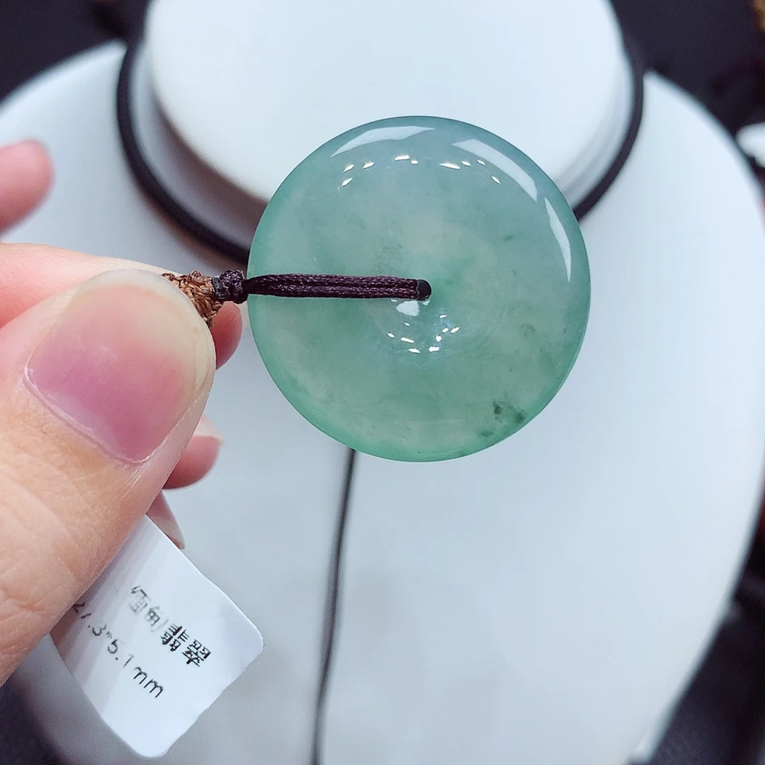 翡翠未镶嵌颈饰翡翠11，27.3/5.1