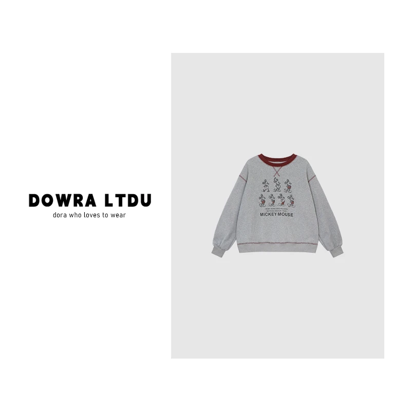 朵拉【】2024年冬季新款字母连帽加绒百搭卫衣 SD-9061