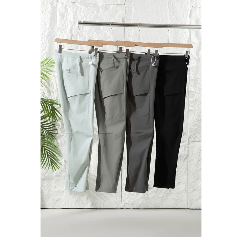 升级2.0 薄款多口袋城市休闲登山冲锋户外防风抗暴雨直筒裤68011