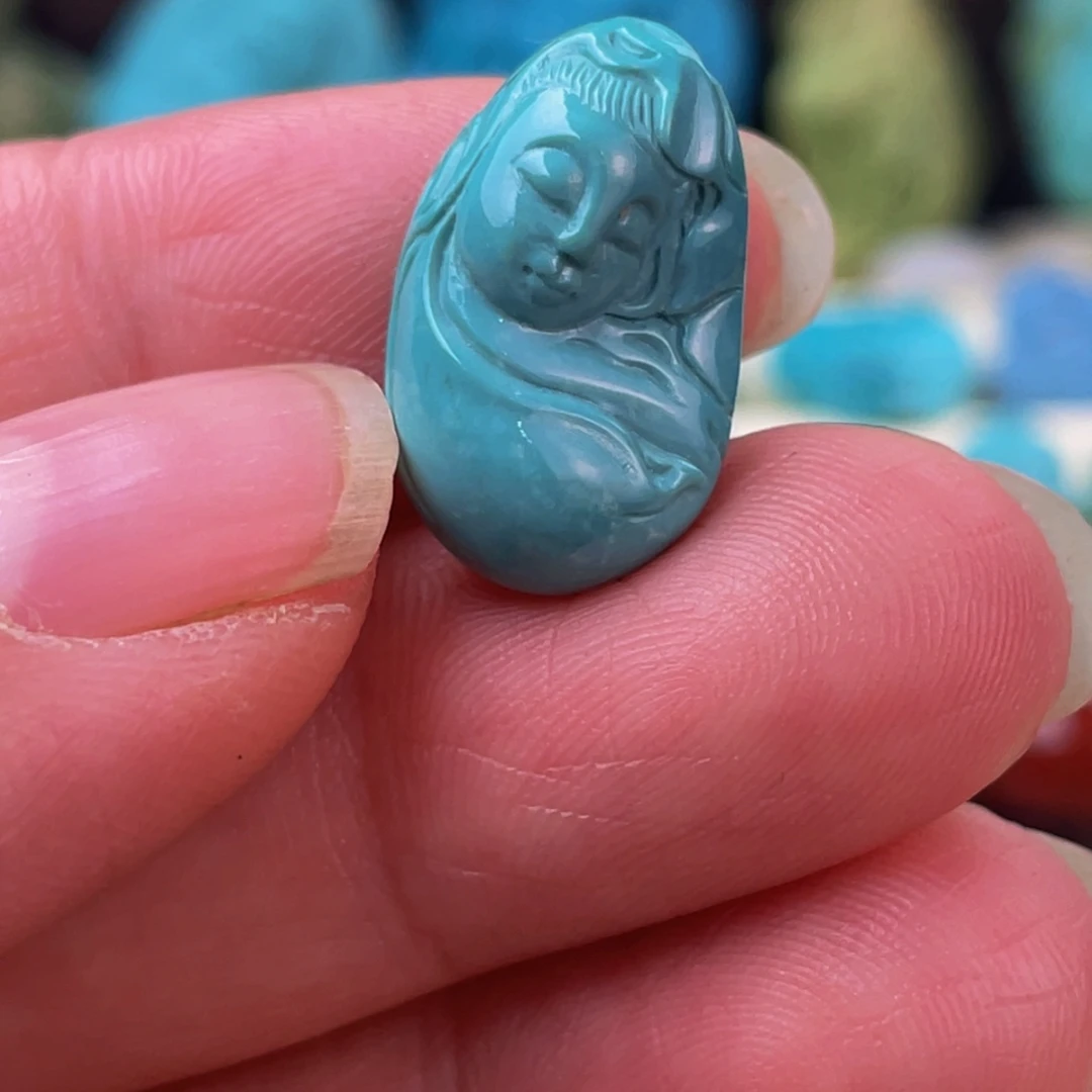 绿松石未镶嵌大牌子