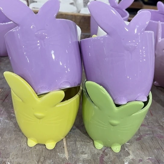 多肉绿植陶瓷花盆9.9包邮，有孔