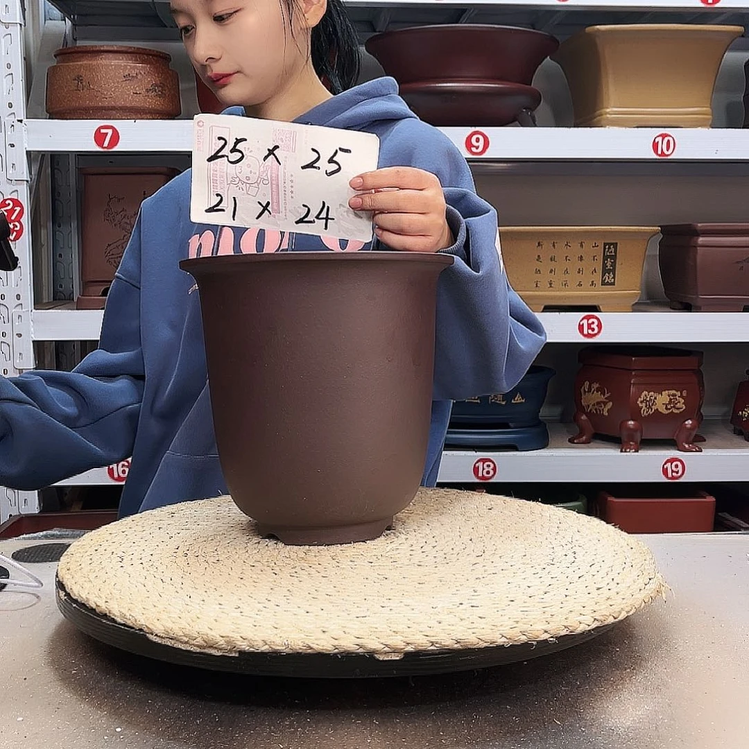 紫砂花盆紫砂花盆